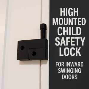 Tot Stop Child Safety Lock - Inward Swinging Door